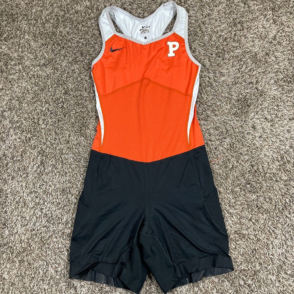 Nike Men's Rowing Suit - Orange and Black